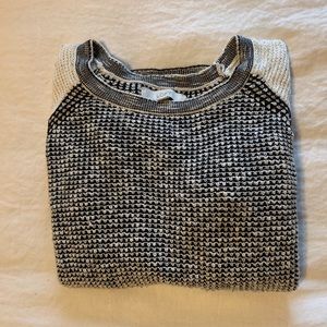 Ann Taylor LOFT Black and White Sweater